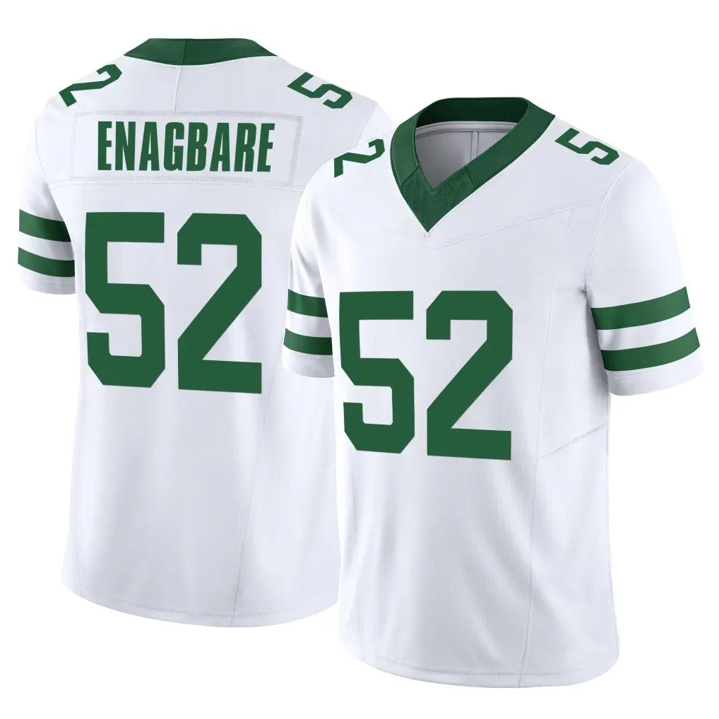 harde NY.Jets #52 Kingsley Enagbare Player White Legacy Limited Vapor F.U.S.E. Home Game Stitched Jerseys