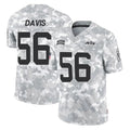 harde NY.Jets #56 Demario Davis Player Arctic Camo Salute to Service Limited Game Stitched Jerseys