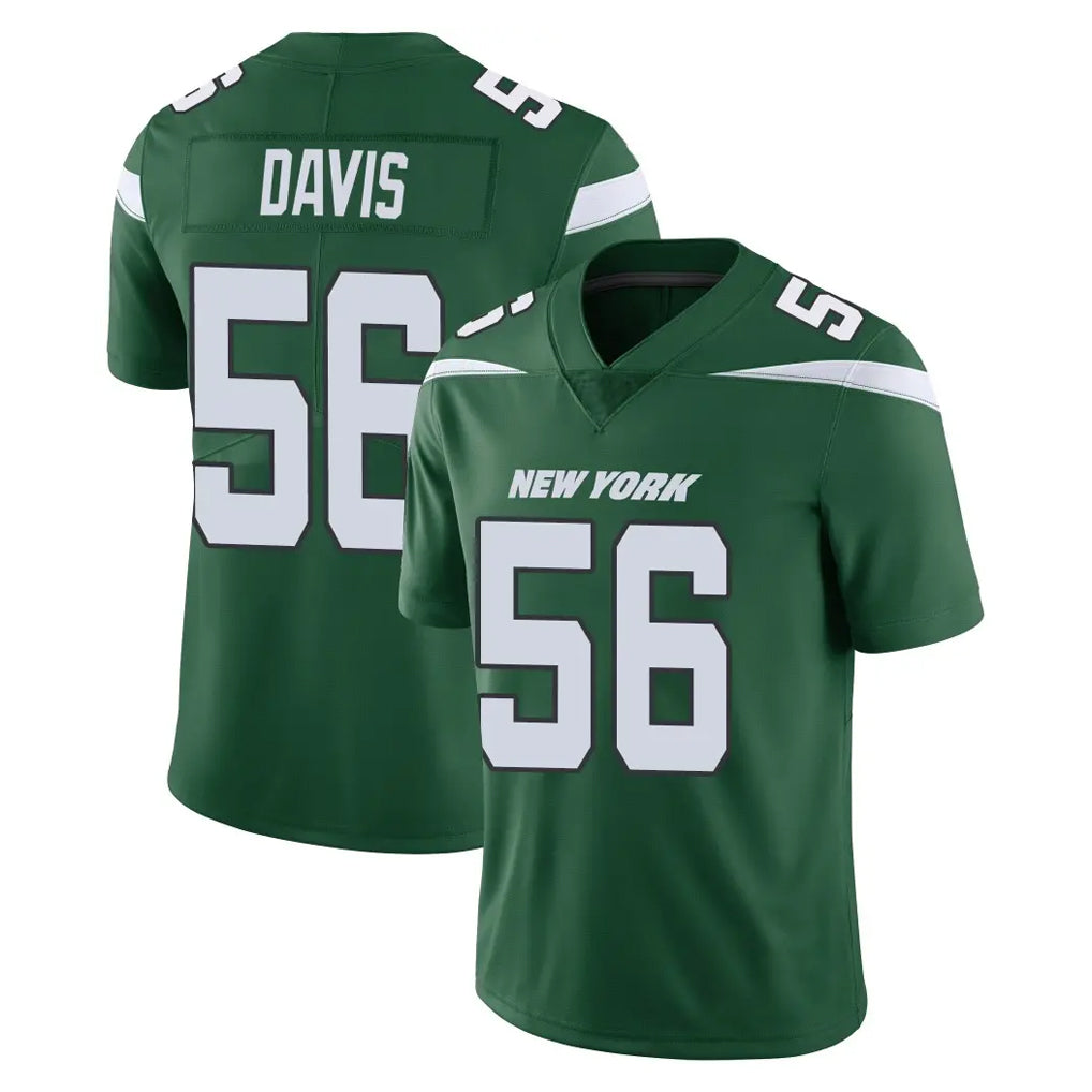 harde NY.Jets #56 Demario Davis Player Green Limited Vapor Home Game Stitched Jerseys
