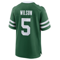 harde NY.Jets #5 Garrett Wilson Legacy Green Game Jersey Stitched American Stitched Jerseys
