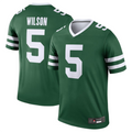 harde NY.Jets #5 Garrett Wilson Legacy Green Legend Jersey Stitched American Stitched Jersey