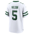 harde NY.Jets #5 Garrett Wilson Legacy White Game Jersey Stitched American Stitched Jerseys