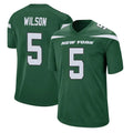 harde NY.Jets #5 Garrett Wilson Player Green Game Stitched Jerseys