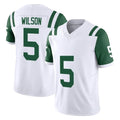 harde NY.Jets #5 Garrett Wilson Player White Limited Classic Vapor F.U.S.E. Home Game Stitched Jerseys
