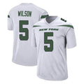 harde NY.Jets #5 Garrett Wilson Player White Spotlight Home Game Stitched Jerseys