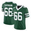 harde NY.Jets #66 Joe Tippmann Player Green Legacy Limited Vapor F.U.S.E. Home Game Stitched Jerseys