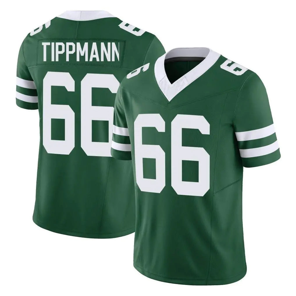 harde NY.Jets #66 Joe Tippmann Player Green Legacy Limited Vapor F.U.S.E. Home Game Stitched Jerseys