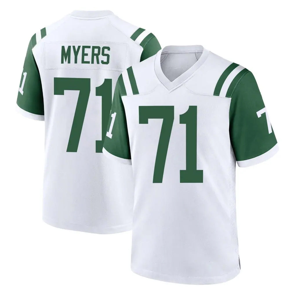 harde NY.Jets #71 Josh Myers Player White Classic Home Game Stitched Jerseys