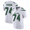 harde NY.Jets #74 Olu Fashanu Player White Spotlight Limited Vapor Home Game Stitched Jerseys