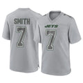 harde NY.Jets #7 Geno Smith Player Gray Limited Atmosphere Fashion Home Game Stitched Jerseys