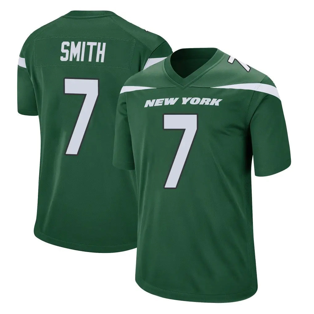 harde NY.Jets #7 Geno Smith Player Green Home Game Stitched Jerseys