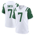 harde NY.Jets #7 Geno Smith Player White Classic Home Game Stitched Jerseys