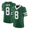 harde NY.Jets #8 Andre Cisco Player Green Legacy Limited Vapor F.U.S.E. Home Game Stitched Jerseys