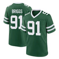 harde NY.Jets #91 Jowon Briggs Player Green Legacy Home Game Stitched Jerseys