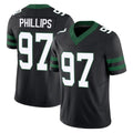 harde NY.Jets #97 Harrison Phillips Player Black Limited Legacy Vapor F.U.S.E. Home Game Stitched Jerseys