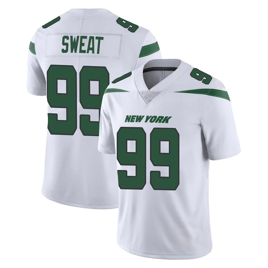 harde NY.Jets #99 T'Vondre Sweat Player White Spotlight Limited Vapor Home Game Stitched Jerseys