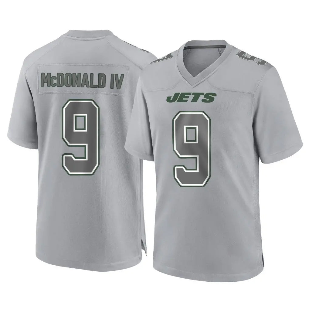 harde NY.Jets #9 Will McDonald IV Player Gray Limited Atmosphere Fashion Home Game Stitched Jerseys