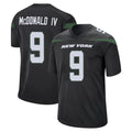 harde NY.Jets #9 Will McDonald IV Player Stealth Black Home Game Stitched Jerseys