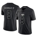 harde NY.Jets #9 Will McDonald IV Player Stealth Black Limited Reflective Home Game Stitched Jerseys