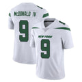 harde NY.Jets #9 Will McDonald IV Player White Spotlight Limited Vapor Home Game Stitched Jerseys