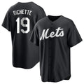 harde NY.Mets #19 Bo Bichette Player Black Home Game Stitched Jerseys