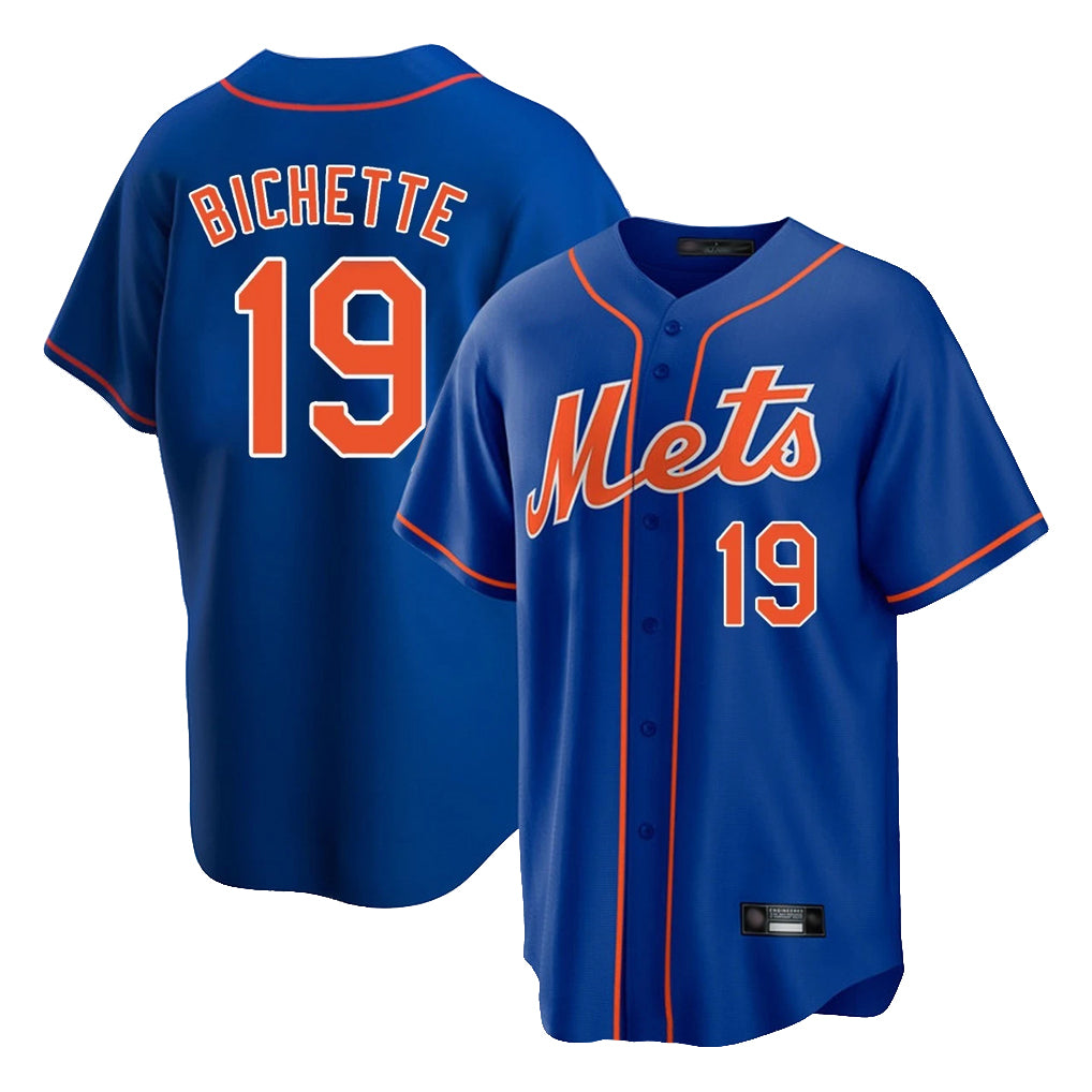 harde NY.Mets #19 Bo Bichette Player Royal Home Game Stitched Jerseys