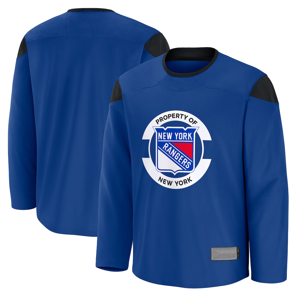 harde NY.Rangers Blue Practice Jerseys