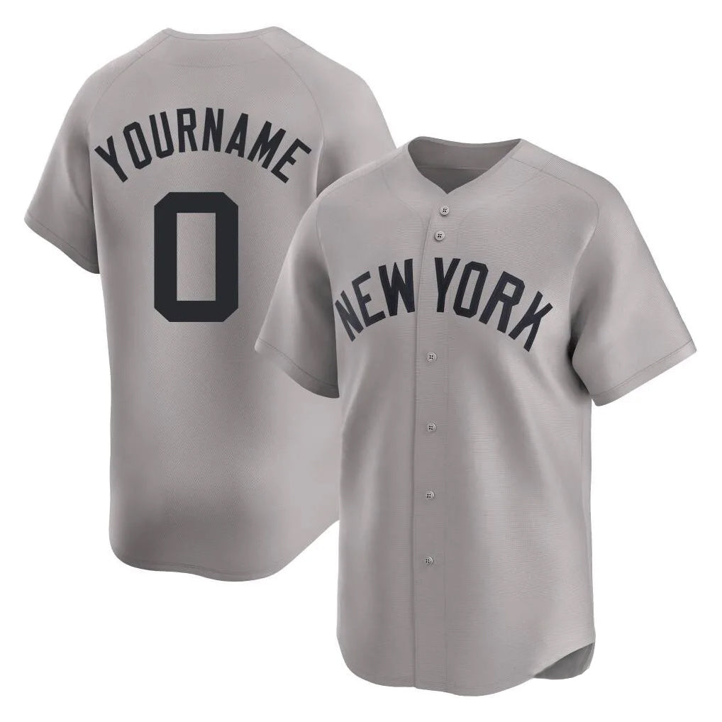 harde NY.Yankees #0 Marcus Stroman Player Gray Limited Home Stitched Jerseys