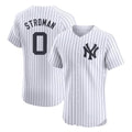harde NY.Yankees #0 Marcus Stroman Player White Limited Elite Home Stitched Jerseys