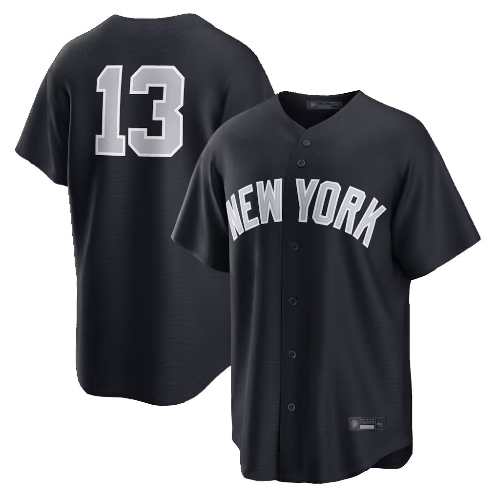 harde NY.Yankees #13 Jazz Chisholm Jr Player Navy Game Home Stitched Jerseys