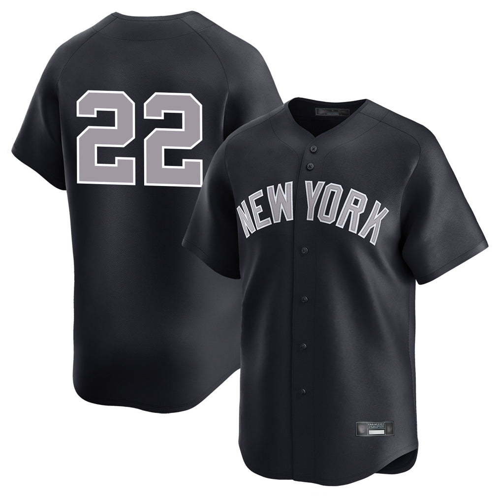 harde NY.Yankees #22 Ben Rice Player Navy Limited Stitched Jerseys