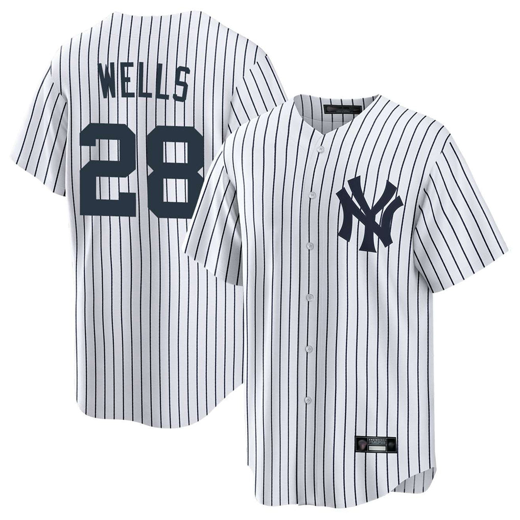 harde NY.Yankees #28 Austin Wells Player White Game Home Stitched Jerseys