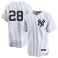 harde NY.Yankees NY.Yankees #28 Austin Wells Player White Limited Stitched Jerseys