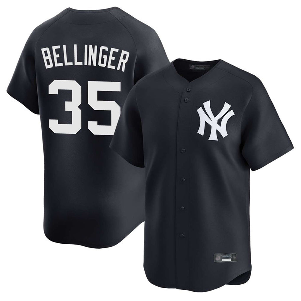 harde NY.Yankees #35 Cody Bellinger Player Navy Limited Game Stitched Jerseys