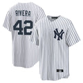 harde NY.Yankees #42 Mariano Rivera Player White Game Home Stitched Jerseys