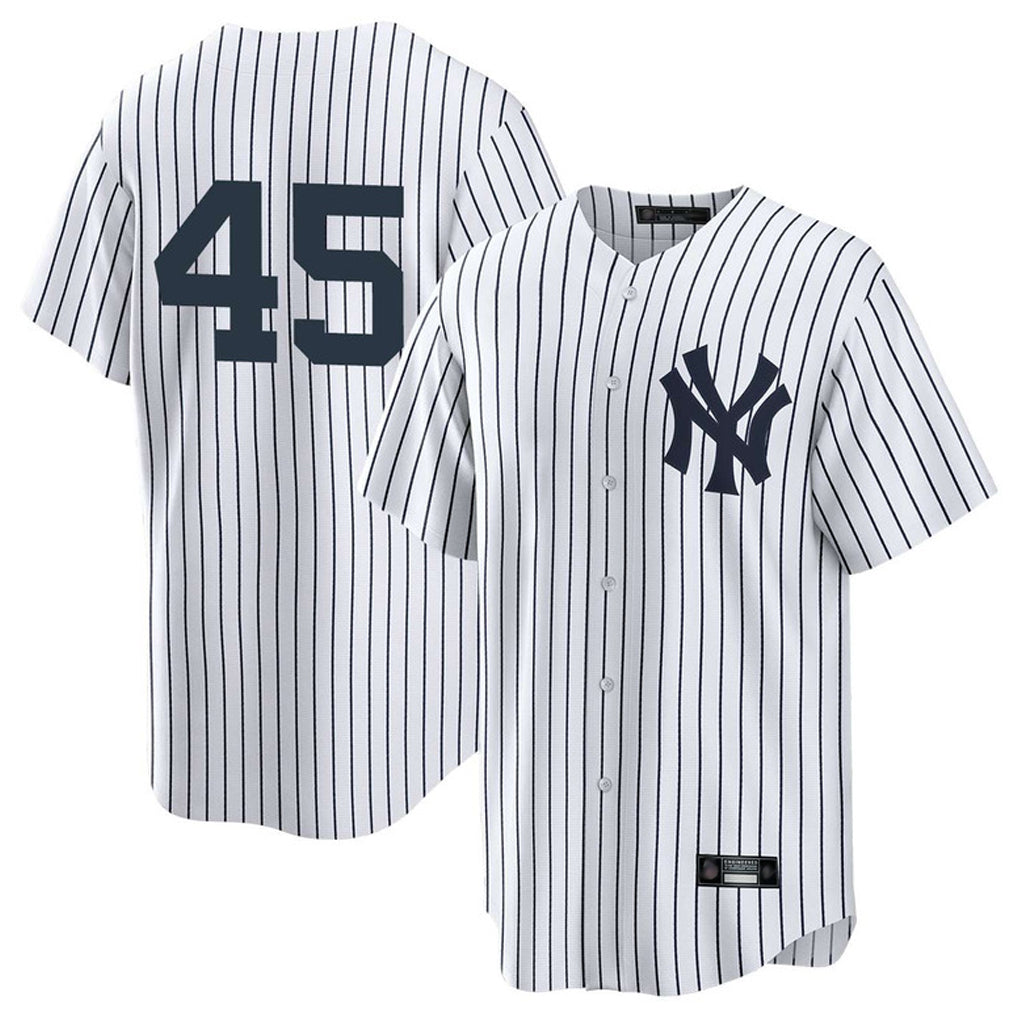 harde NY.Yankees #45 Gerrit Cole Player White Game Home Stitched Jerseys