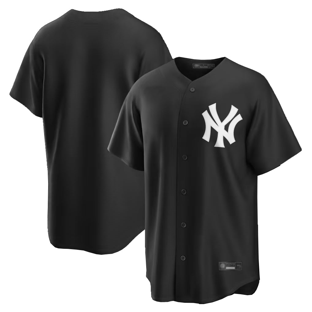 harde NY.Yankees Blank Player Black Game Stitched Jerseys