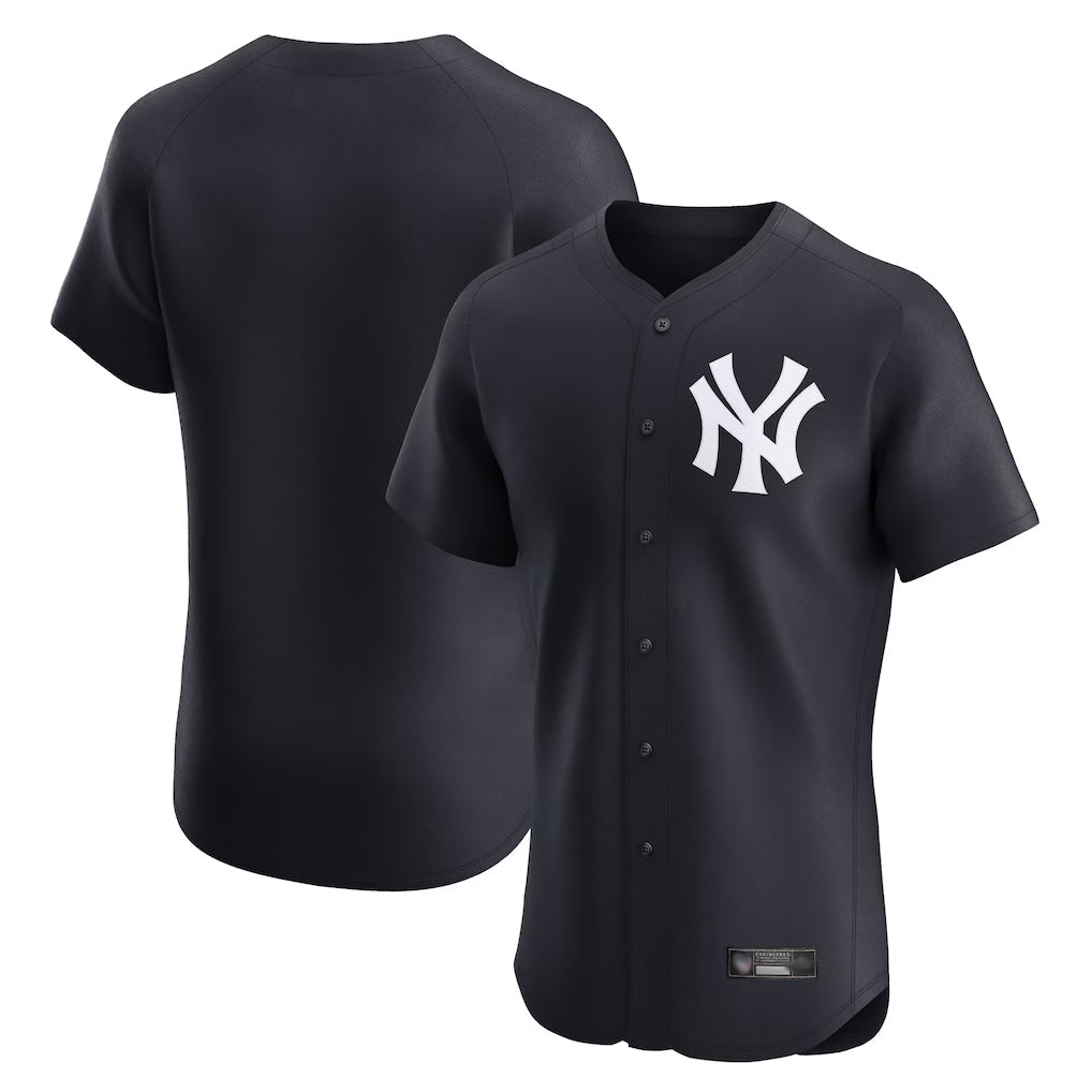 harde NY.Yankees Blank Player Navy Limited Elite Home Stitched Jerseys
