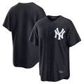 harde NY.Yankees Blank Player Navy Replica Game Stitched Jerseys