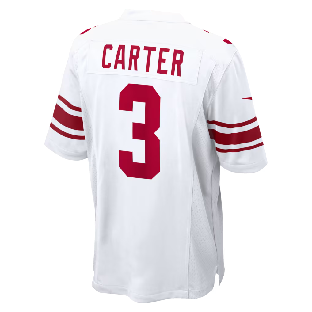 harde NY.ork #3 Giants Abdul Carter  White Game Stitched Jerseys