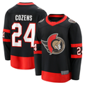 harde O.Senators #24 Dylan Cozens Black Home Breakaway Jerseys