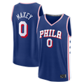 harde P.76ers #0 Tyrese Maxey  Royal Fast Break Replica Player Jerseys - Icon Edition