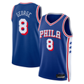 harde P.76ers #8 Paul George Royal 2024 Offseason Addition Swingman Jerseys