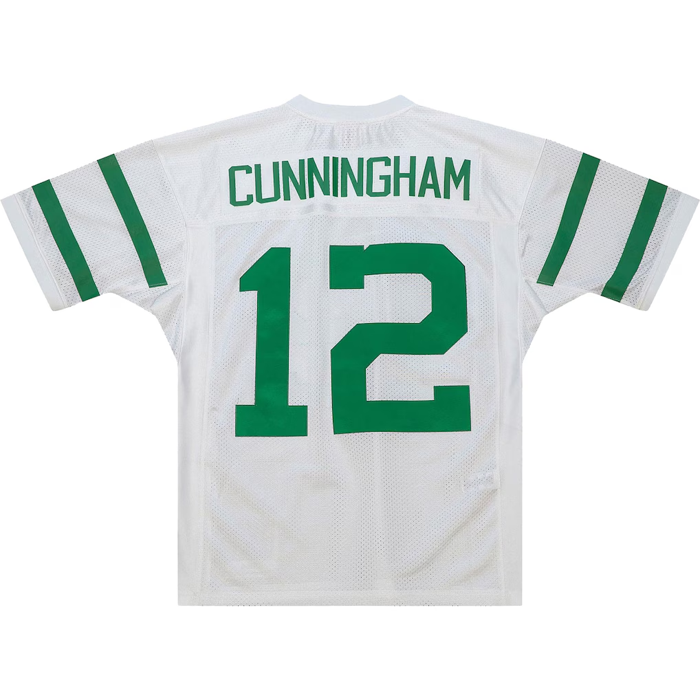 harde P.Eagles 1994 #12 Randall Cunningham Mitchell & Ness White Authentic Throwback Retired Player Stitched Puhic Jersey