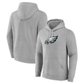 harde P.Eagles Gray LOGO Pullover Hoodies Home Game Blank Player Stitched Jerseys