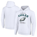 harde P.Eagles White Pullover Hoodies Home Game Blank Player Stitched Jerseys