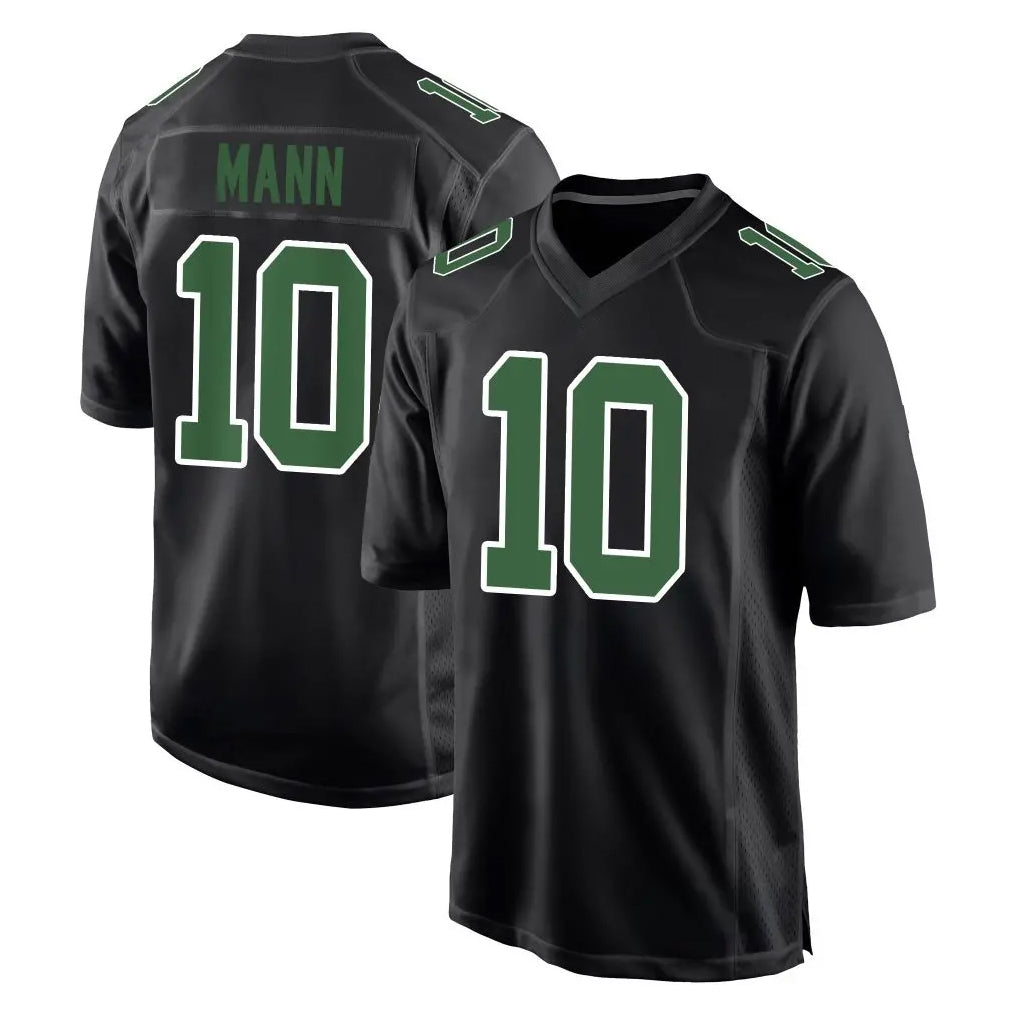 harde P.Eagles #10 Braden Mann Player Carbon Green Fashion Home Game Stitched Jerseys