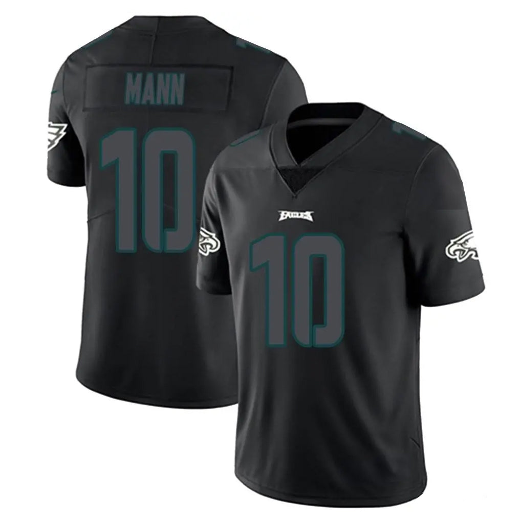 harde P.Eagles #10 Braden Mann Player Limited Black Impact Home Game Stitched Jerseys