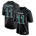 harde P.Eagles #11 A.J. Brown Player Black Fashion Game Stitched Jerseys
