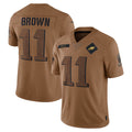harde P.Eagles #11 A.J. Brown Player Brown Salute To Service Limited Stitched Jerseys